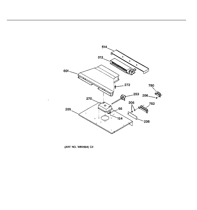 BLOWER Diagram and Parts List for ZET857BB2BB  General Electric Wall Oven