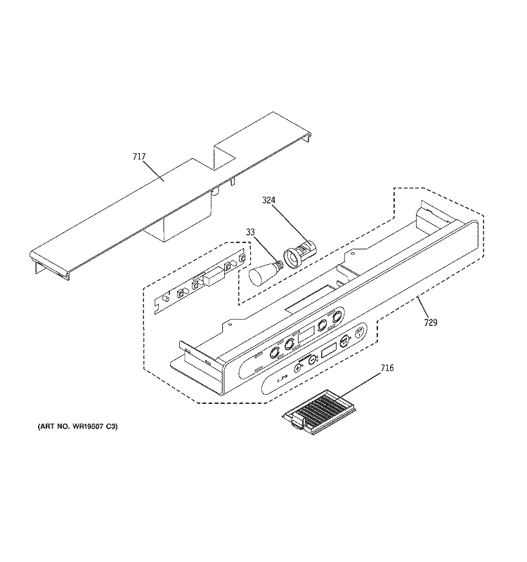 CLIMATE CONTROLS Diagram and Parts List for ZDOD240PASS  General Electric Refrigerator