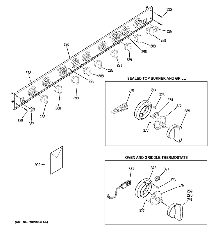 DOOR LATCH Diagram and Parts List for ZDP48L6DH4SS  General Electric Range