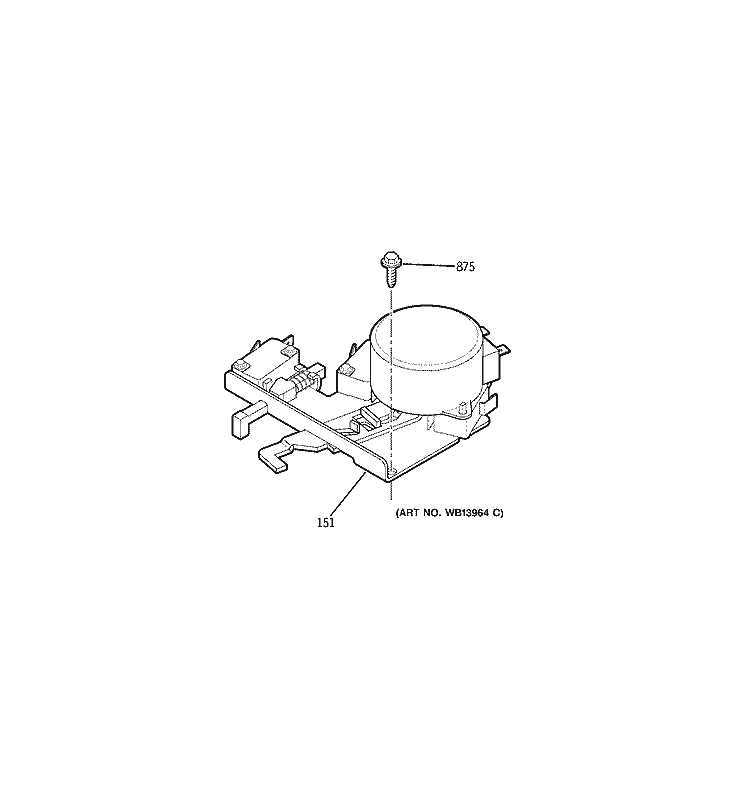 DOOR LOCK Diagram and Parts List for ZET1PL1SS  General Electric Wall Oven