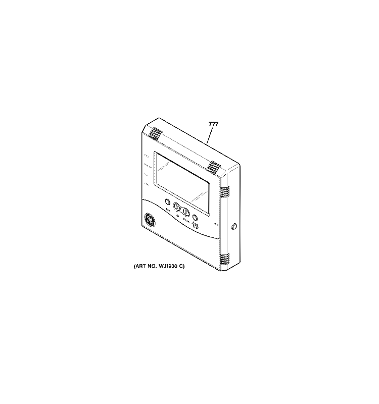 TRANSMITTER Diagram and Parts List for RAK348T1  General Electric Thermostat Parts