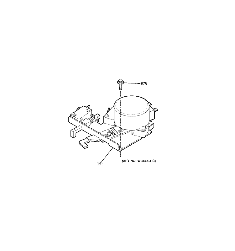 DOOR LOCK Diagram and Parts List for ZET938WM1WW  General Electric Wall Oven