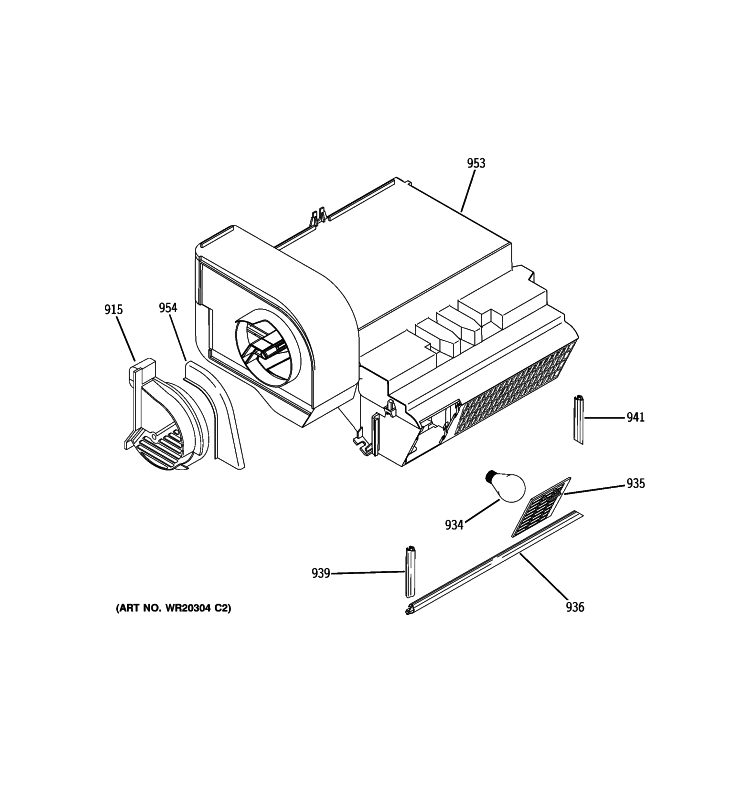 CUSTOM COOL Diagram and Parts List for PSFW3YGXCGSS  General Electric Refrigerator