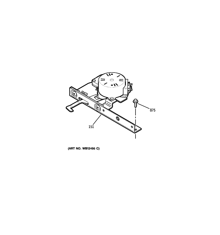 DOOR LOCK Diagram and Parts List for JD968BK5BB  General Electric Range