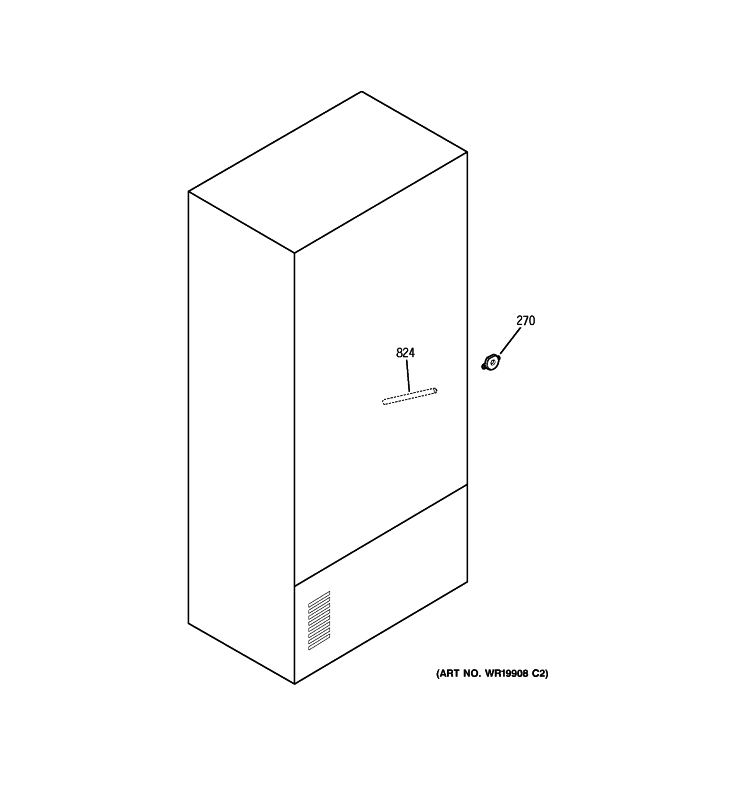 WATER SYSTEM Diagram and Parts List for PDS22SBSDLSS  General Electric Refrigerator