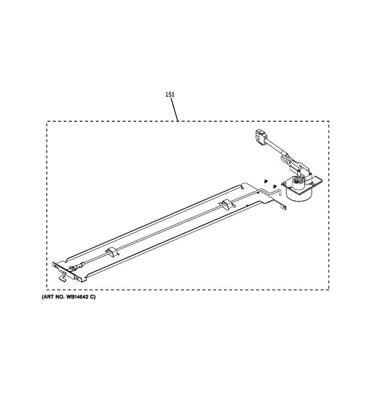 DOOR LOCK Diagram and Parts List for PT925DN2BB  General Electric Wall Oven