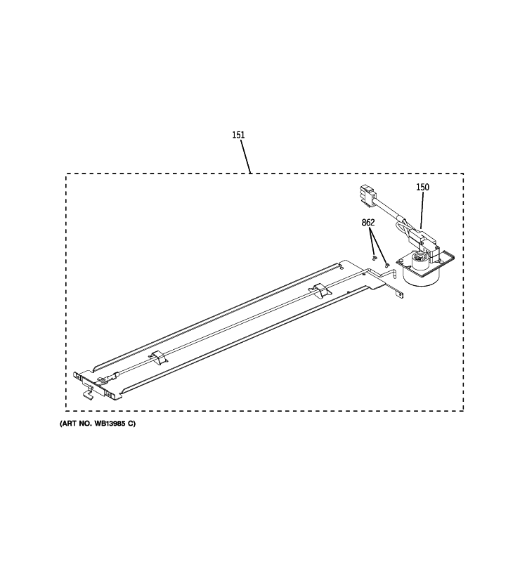DOOR LOCK Diagram and Parts List for PB970SP5SS  General Electric Range