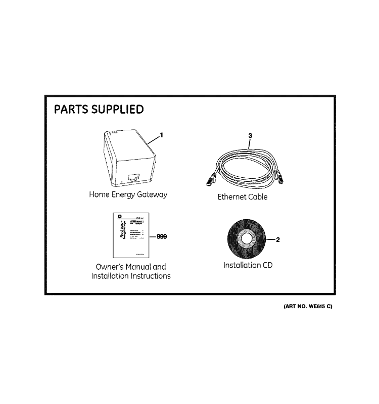 HOME ENERGY MANAGEMENT PARTS Diagram and Parts List for HES1E000R0WW  Hotpoint Thermostat Parts