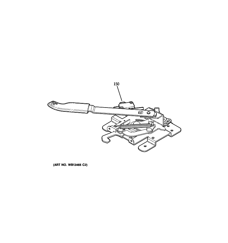 DOOR LOCK Diagram and Parts List for JB645ST1SS  General Electric Range