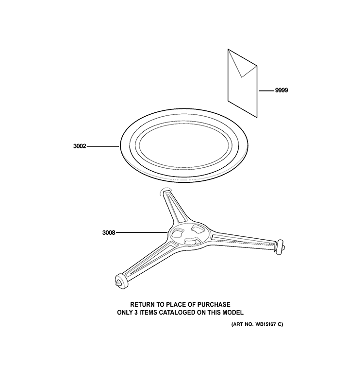 MICROWAVE Diagram and Parts List for JES1453SS1SS  General Electric Microwave