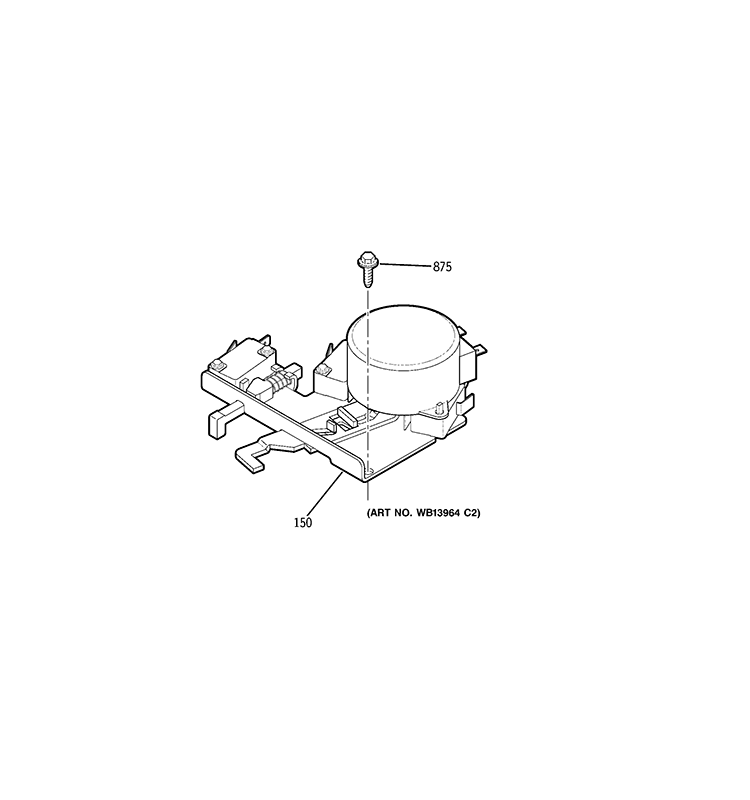 DOOR LOCK Diagram and Parts List for JCKP30SP3SS  General Electric Wall Oven