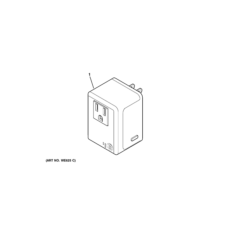 CONSOLE THERMOSTAT Diagram and Parts List for PCT1E100T0WW  General Electric Thermostat Parts