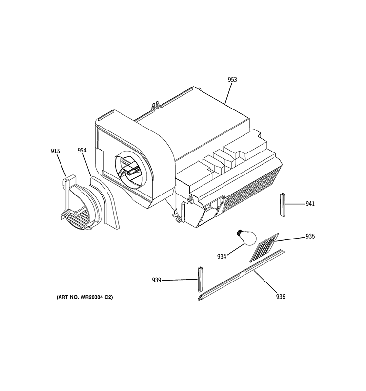 CUSTOM COOL Diagram and Parts List for PSDF3YGXGFBB  General Electric Refrigerator