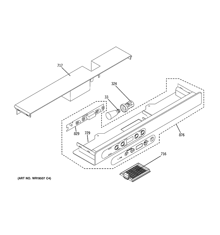 CLIMATE CONTROLS Diagram and Parts List for ZDBI240WCII  General Electric Wine and Beverage Cooler