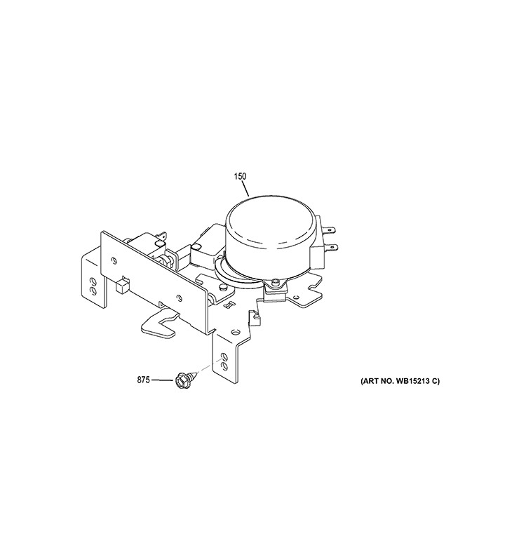 DOOR LOCK Diagram and Parts List for JCT3000SF1SS  General Electric Wall Oven