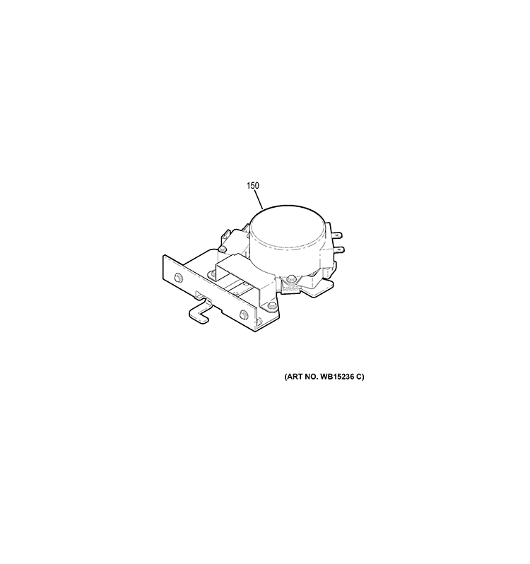DOOR LOCK Diagram and Parts List for JS750SF1SS  General Electric Wall Oven