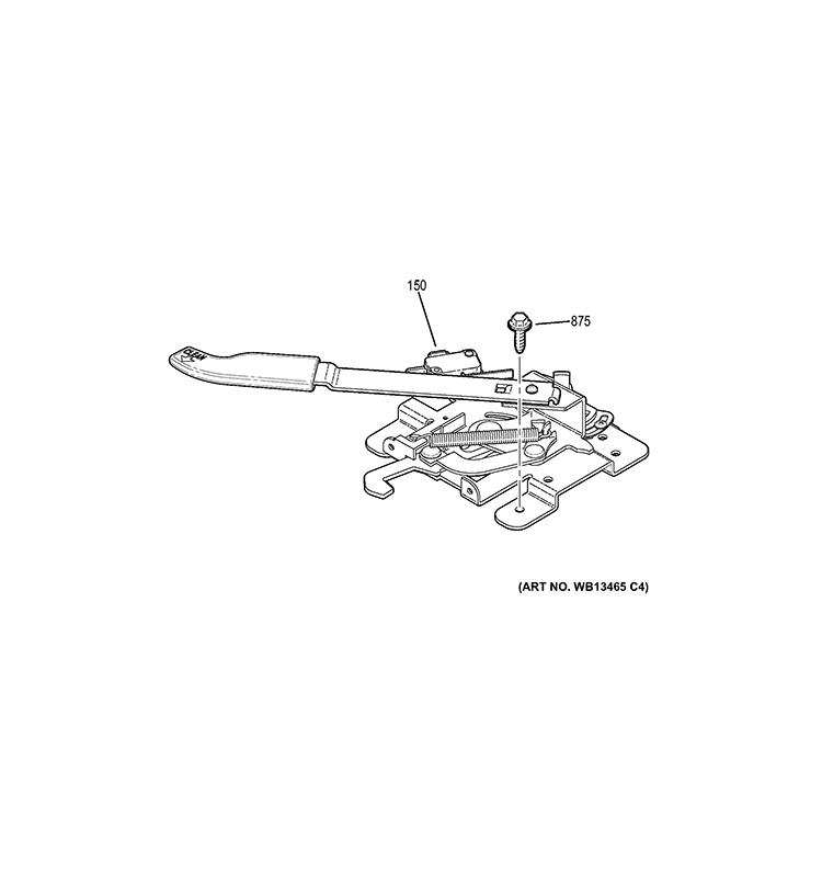 DOOR LOCK Diagram and Parts List for JB695DF1WW  General Electric Range