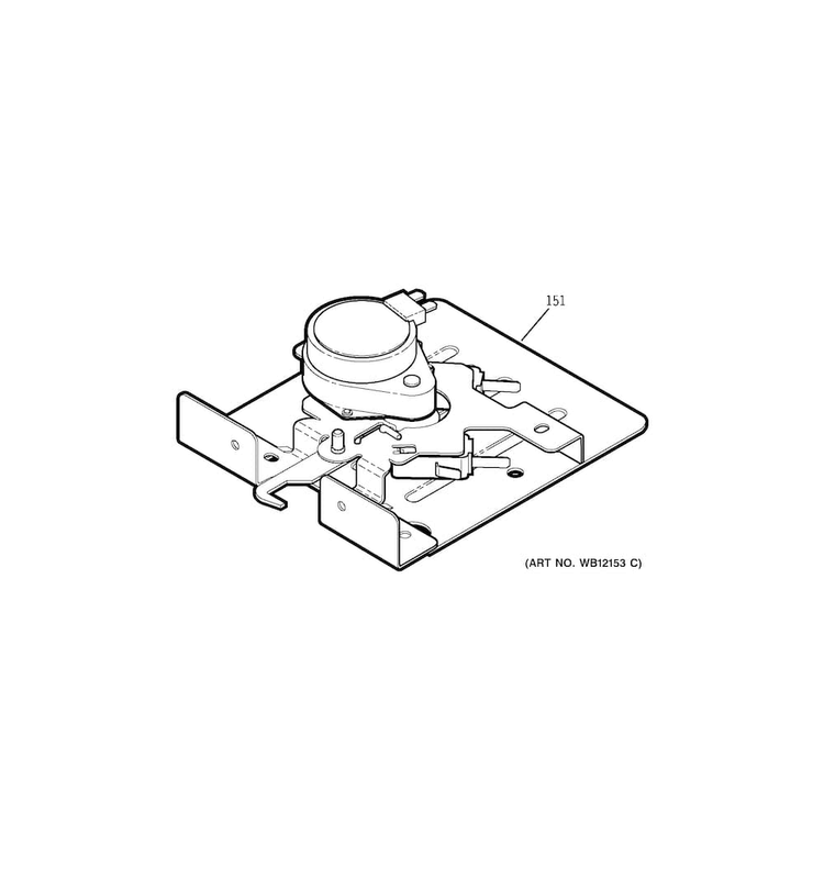 Door Lock Diagram and Parts List for JBP84WK1WW  General Electric Range