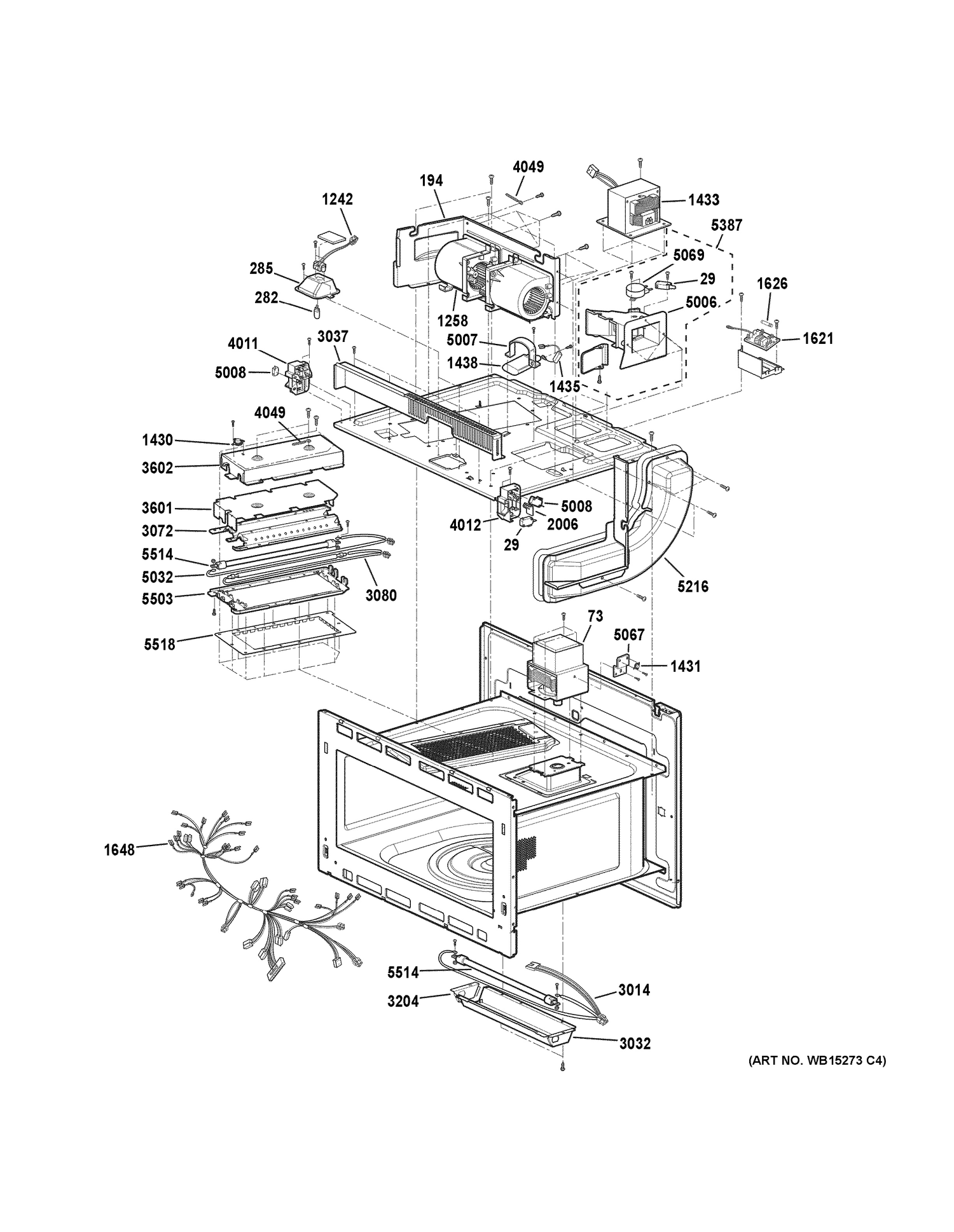 INSULATOR PARTS Diagram and Parts List for PSB9120SF4SS  General Electric Wall Oven