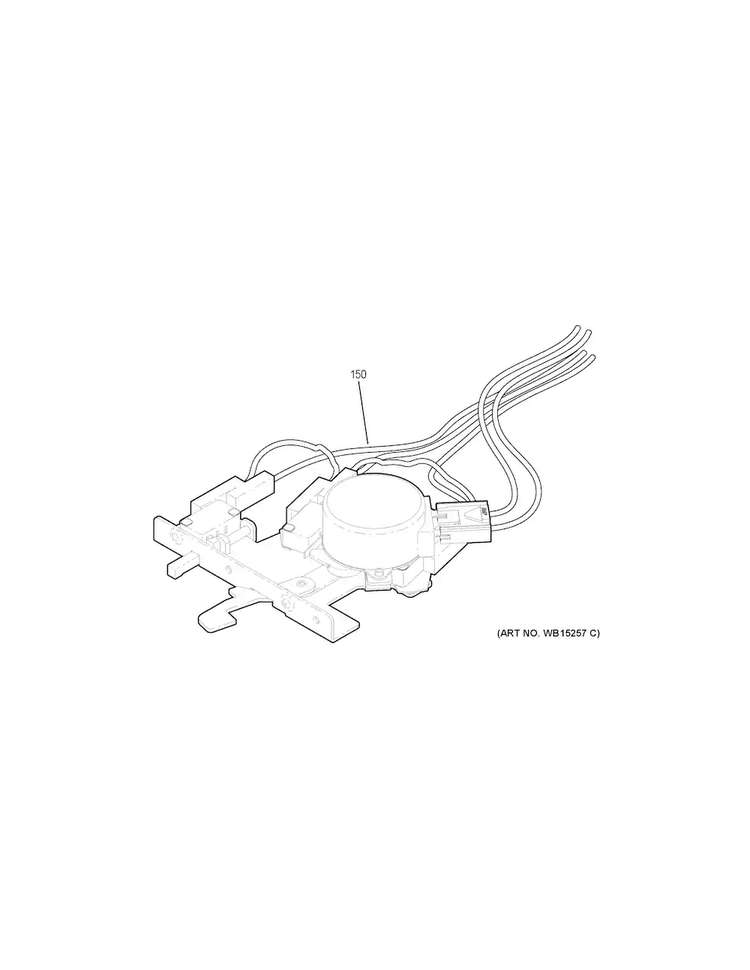 Door Lock Diagram and Parts List for JB755SJ3SS  General Electric Range