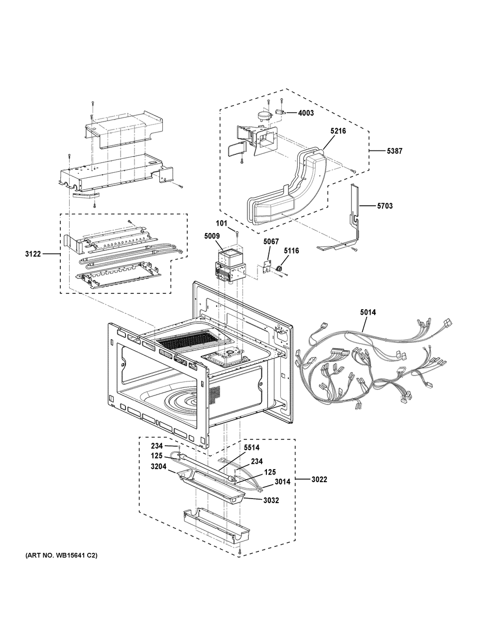 Insulator Parts (2) Diagram and Parts List for PSB9240SV1SS  General Electric Wall Oven