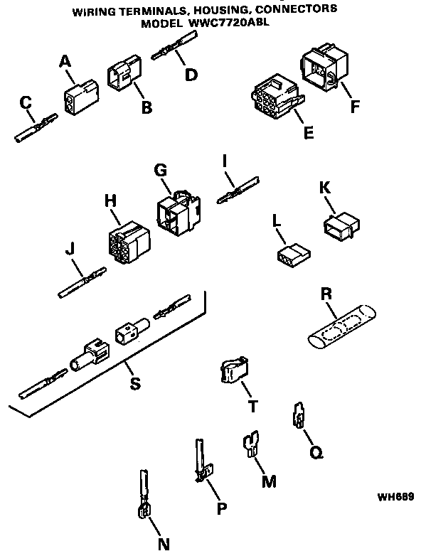 Section 5 Diagram and Parts List for WWC7720ABL  General Electric Washer