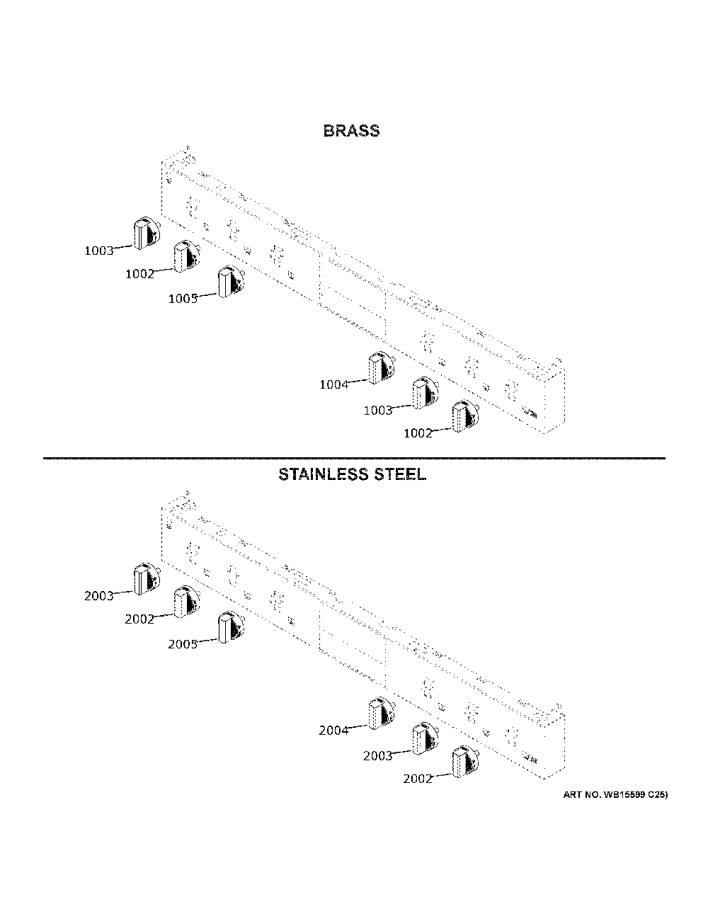 Monogram Customization Diagram and Parts List for ZDP484NGT1SS  General Electric Range