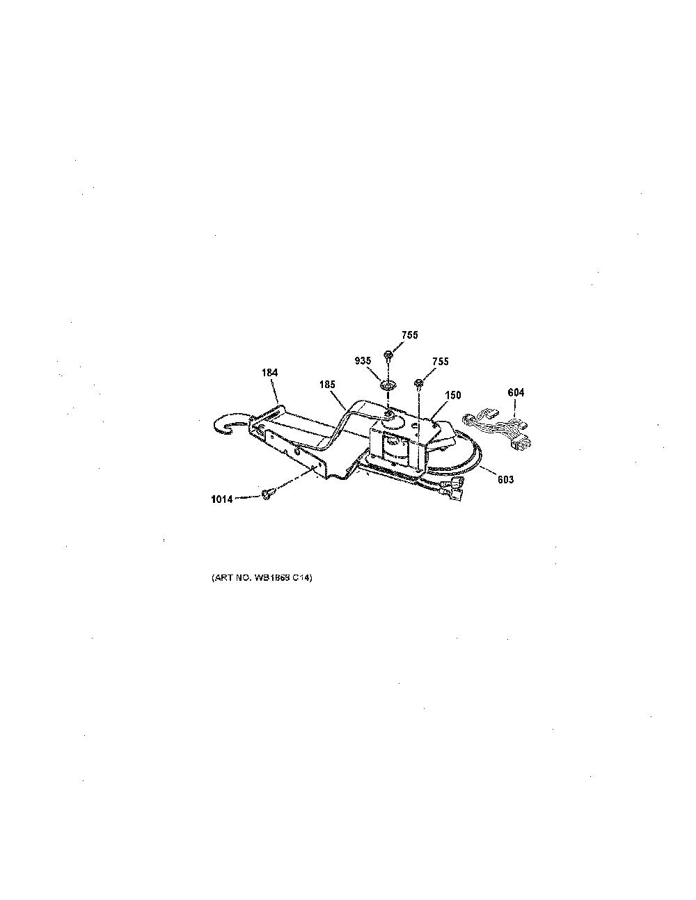 Door Lock Diagram and Parts List for JM250DF4WW  General Electric Range