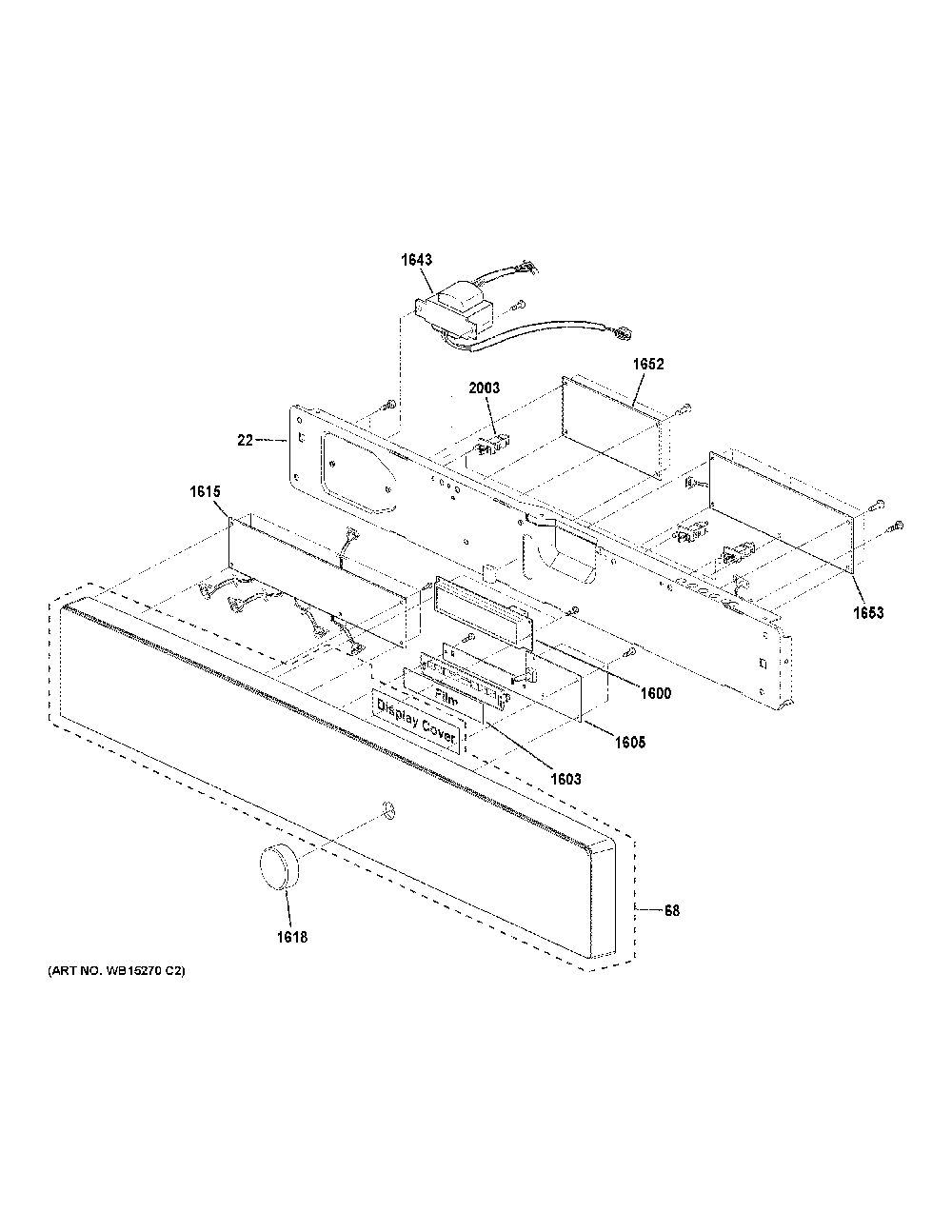 Control parts Diagram and Parts List for PSB9120EF4ES  General Electric Microwave