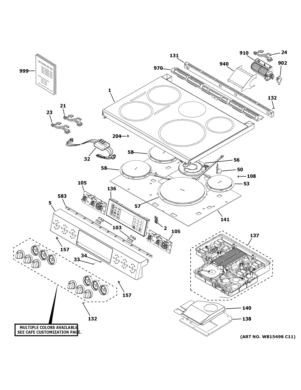 thumbnail image 2 of GE OEM WB27X32632 Microwave Encoder Board – New, Genuine, Direct Fit 2 of 6