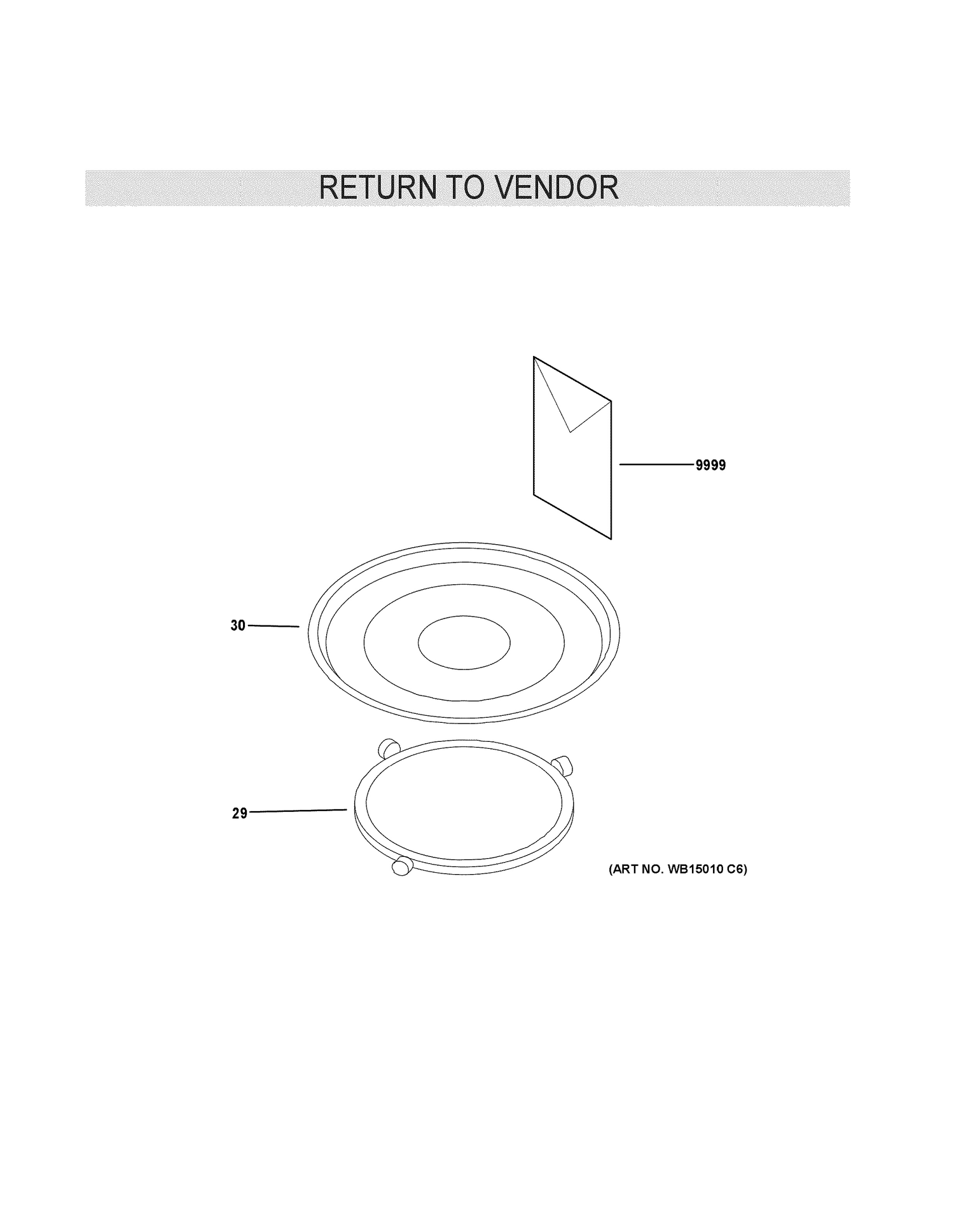 MICROWAVE Diagram and Parts List for JES1145DL1WW  General Electric Microwave