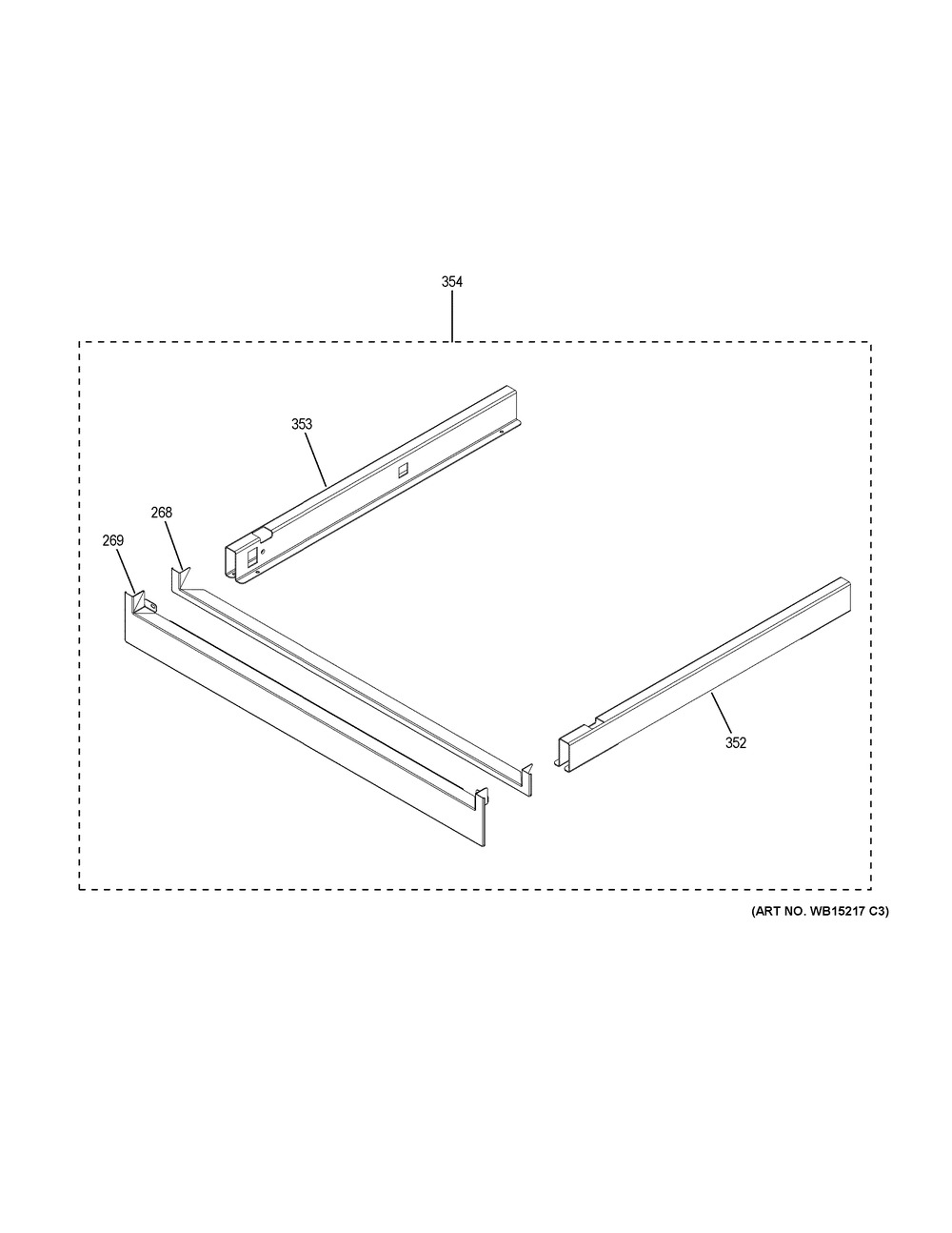 Pedestal Diagram and Parts List for JTD3000DN1WW  General Electric Wall Oven