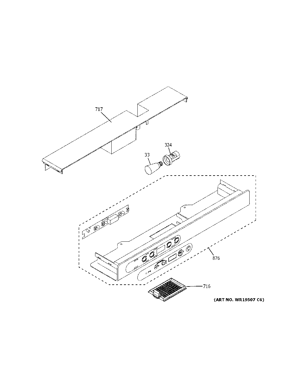 Climate controls Diagram and Parts List for ZDOD240NCSS  General Electric Wine and Beverage Cooler