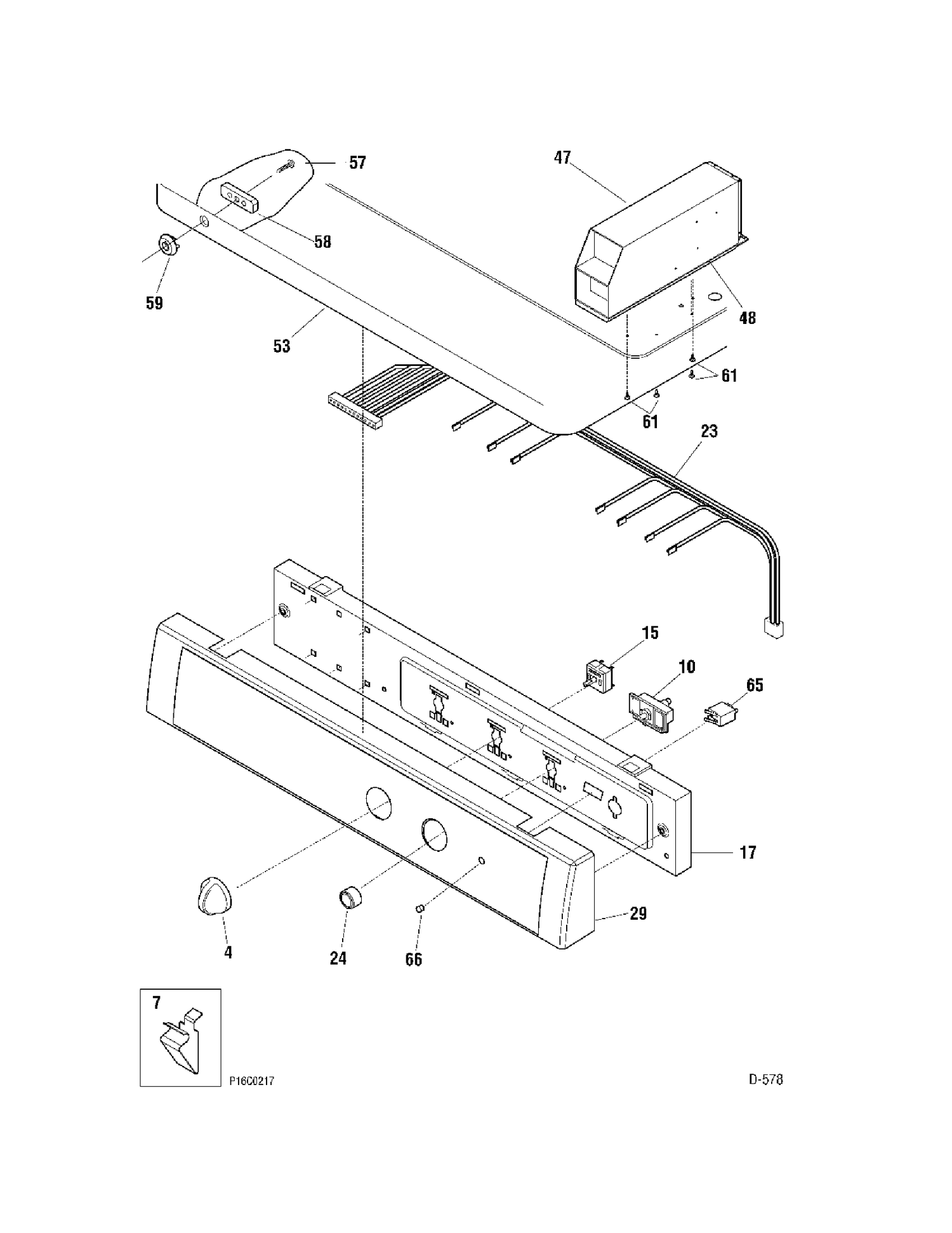 CONTROLS Diagram and Parts List for PCCH43EH0WW  General Electric Dryer