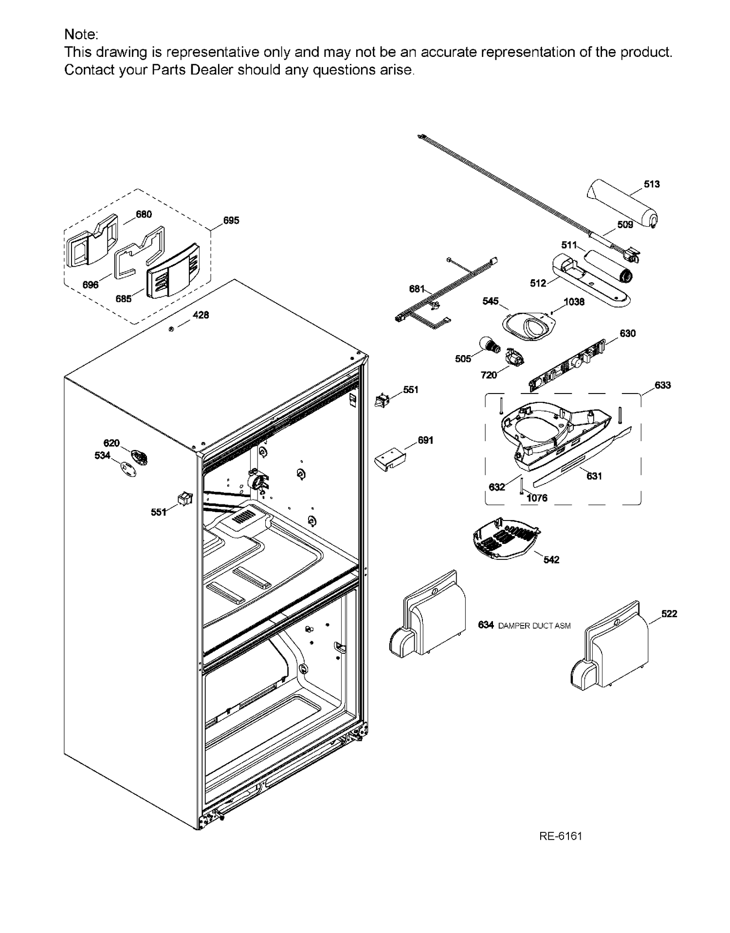 FF FUNCTIONAL PARTS Diagram and Parts List for PNR20KGEBFBB  General Electric Refrigerator