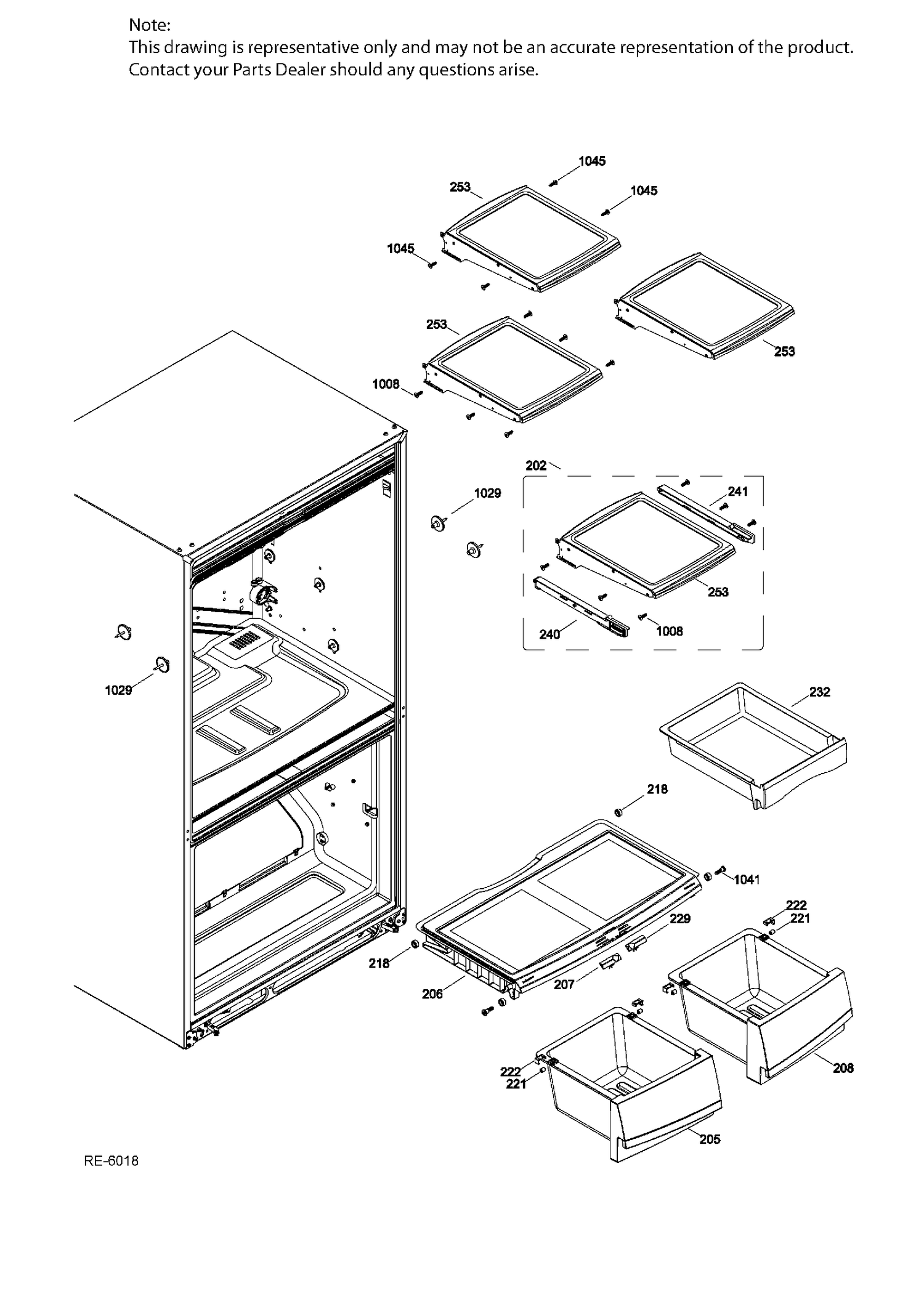 FF SHELVES Diagram and Parts List for PNQ22LMHBFES  General Electric Refrigerator
