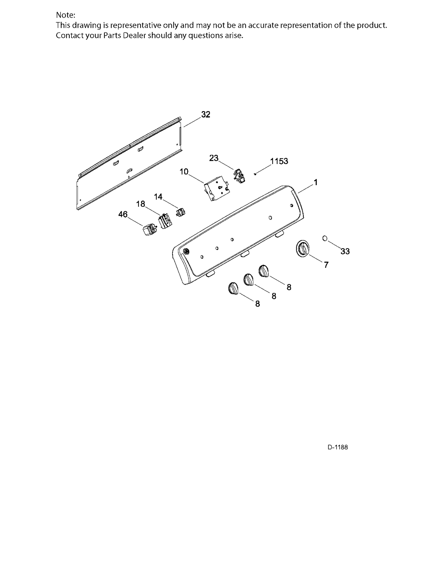 CONTROLS SYSTEM Diagram and Parts List for GTMP280ED5WW  General Electric Dryer