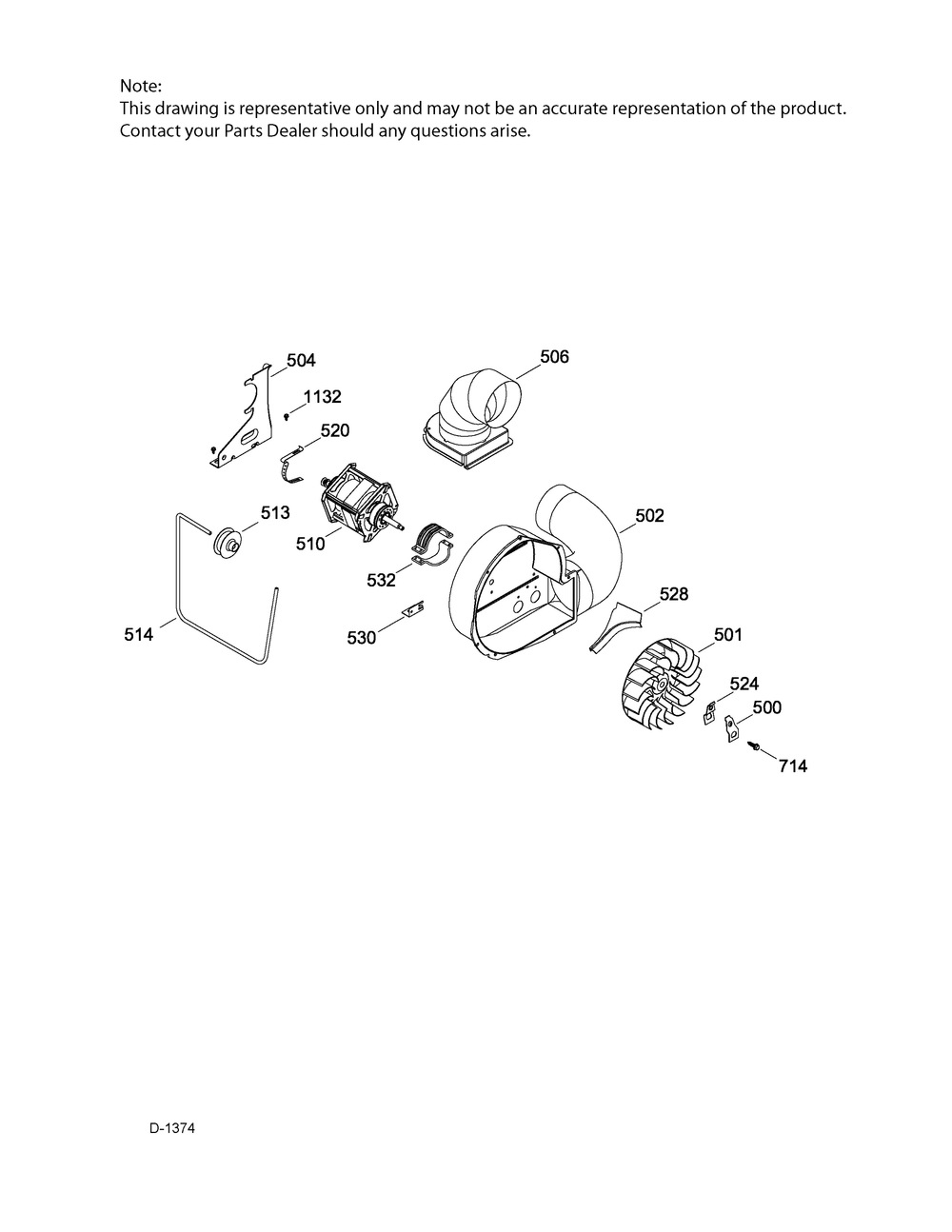Blower And Drive Asm Diagram and Parts List for PSKS333EB3WW  General Electric Dishwasher