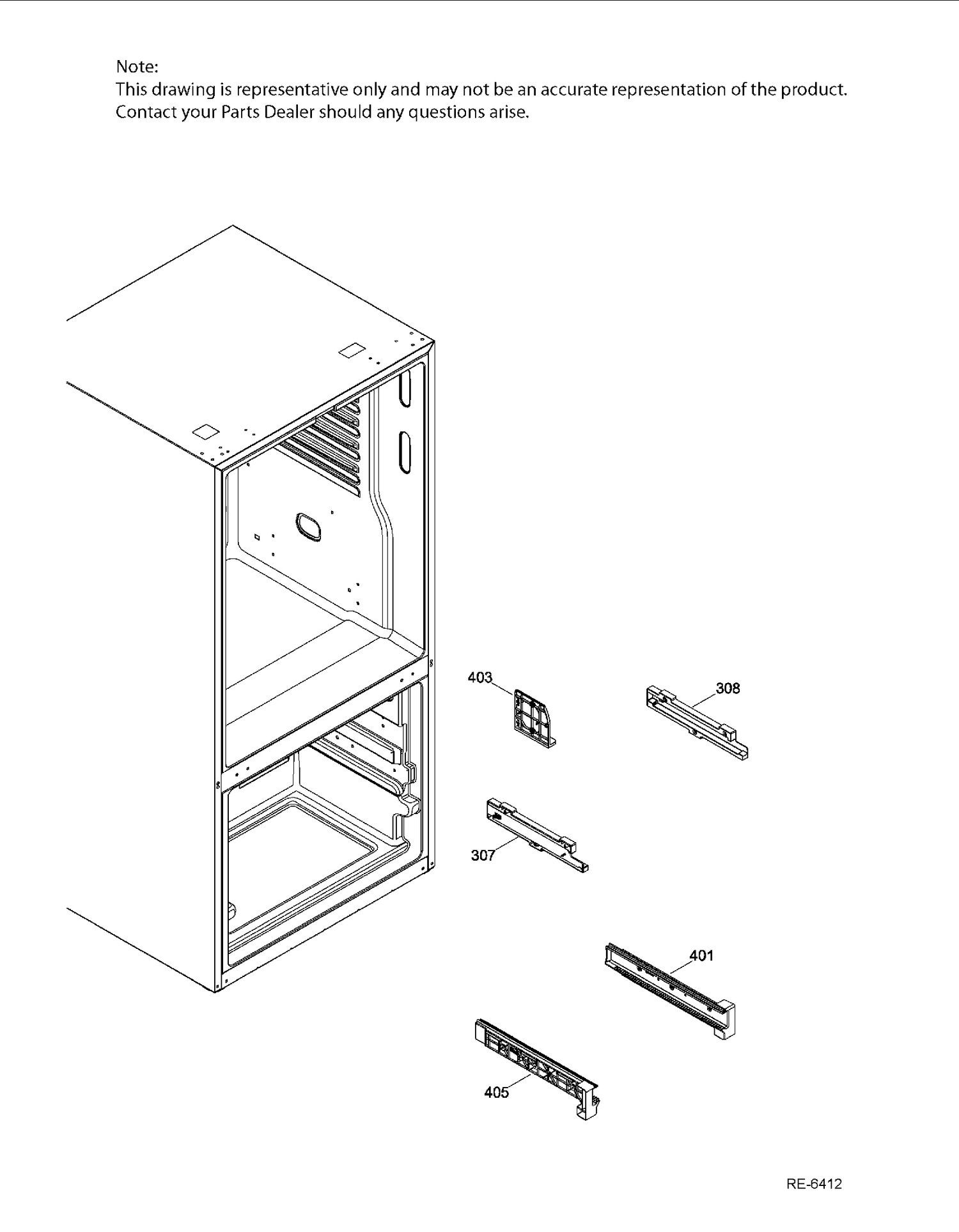 FZ SECTION BASKETS Diagram and Parts List for GDE21DMKAKES  General Electric Refrigerator