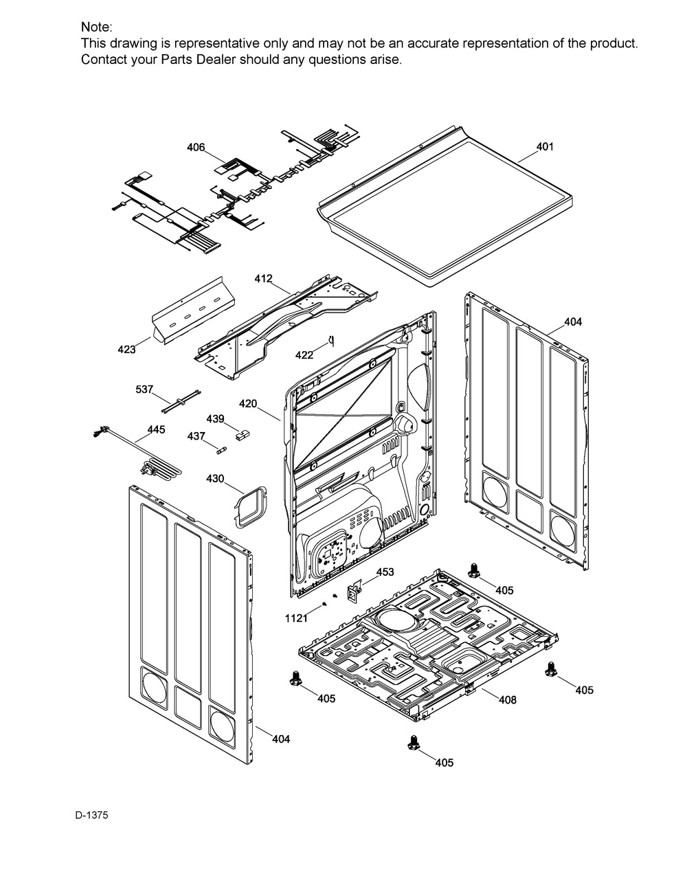 Structure Diagram and Parts List for HTMX050EF3WW  General Electric Dishwasher