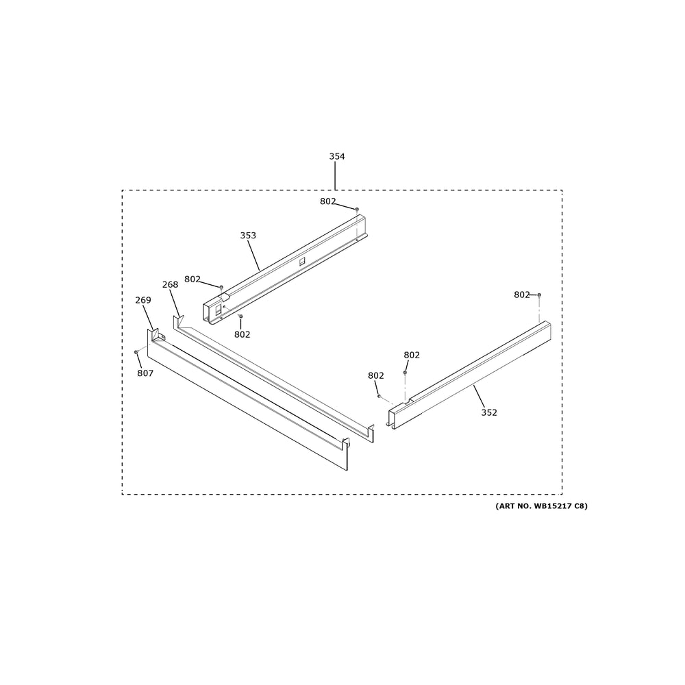 Pedestal Diagram and Parts List for ZTDX1DSSN4SS  General Electric Wall Oven