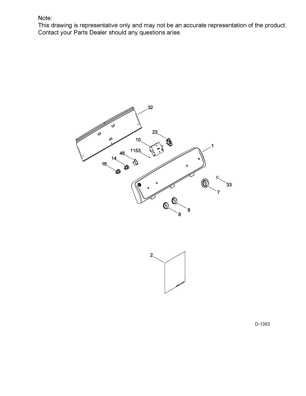 Control System Diagram and Parts List for GTMX180GD5WW  General Electric Dryer