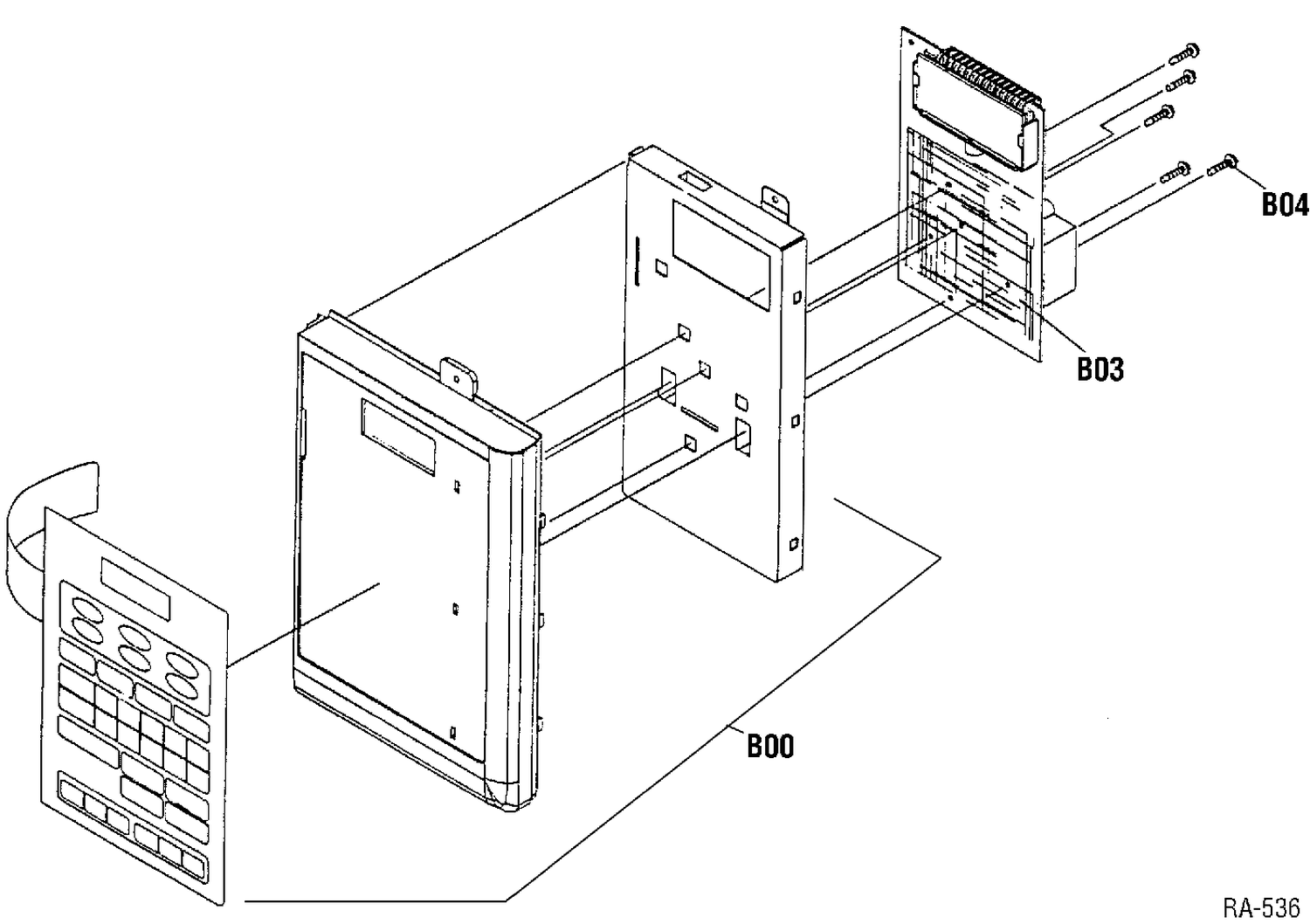 CONTROL PANEL Diagram and Parts List for K0T-210S  General Electric Range