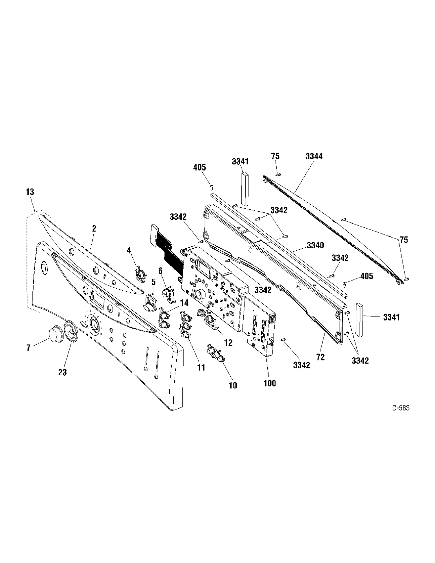 CONTROLS Diagram and Parts List for PCVH680EJ0BB  General Electric Dryer