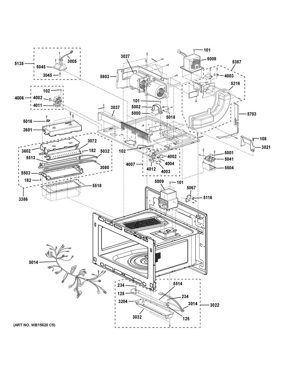 Insulator Parts Diagram and Parts List for PSB9100SV1SS  General Electric Wall Oven