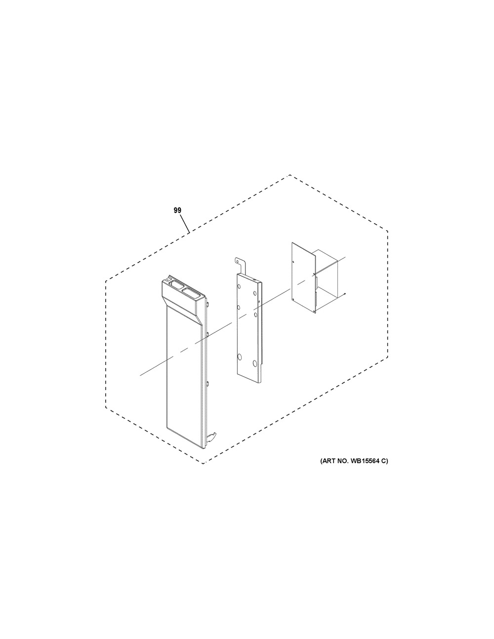 Control Parts Diagram and Parts List for HMV1472BHS  General Electric Microwave