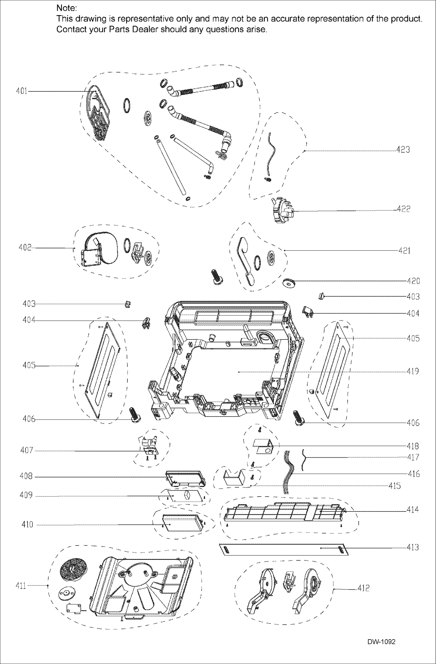 BODY PARTS 2 Diagram and Parts List for GDT650SMJ0ES  General Electric Dishwasher