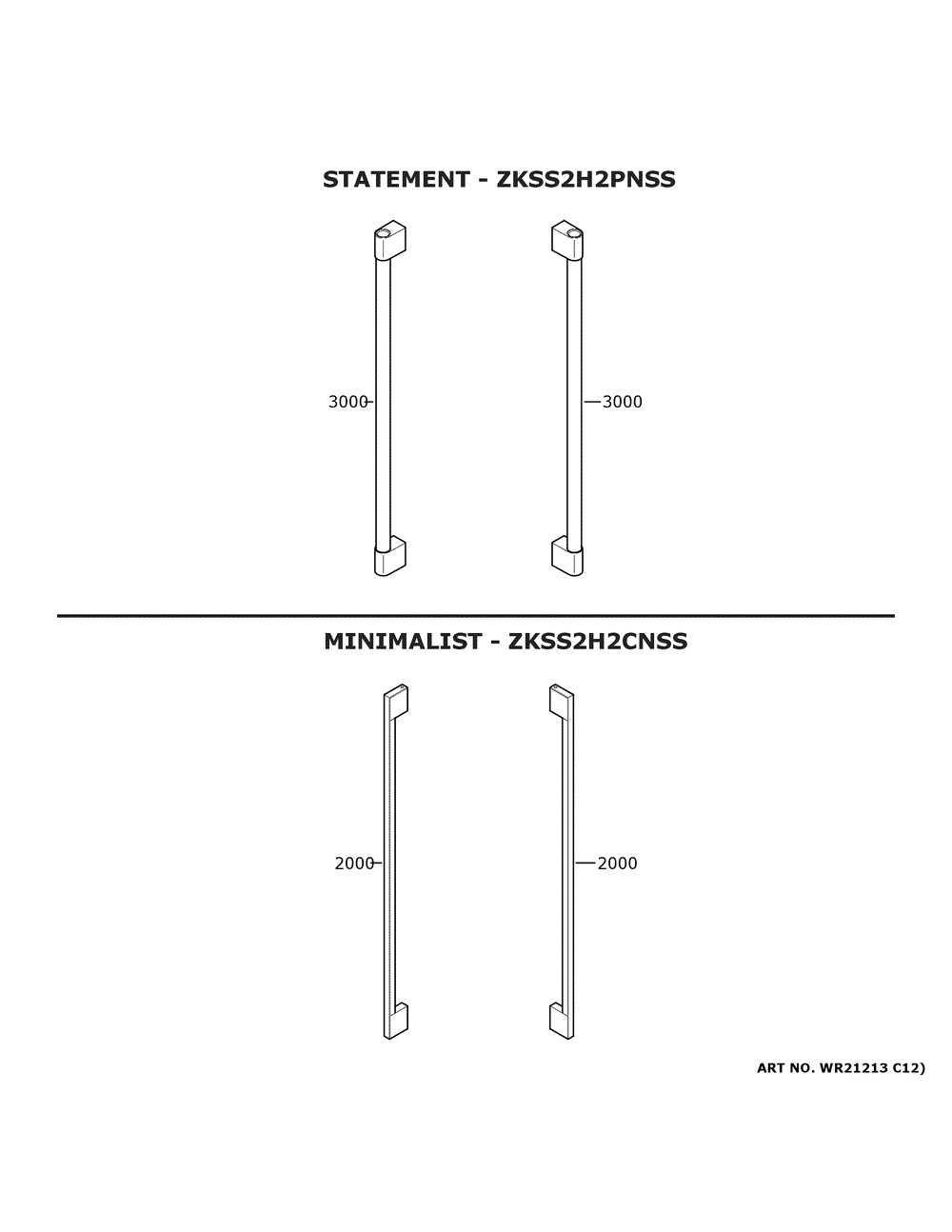 Monogram Customization Diagram and Parts List for ZISS480NNKSS  General Electric Refrigerator