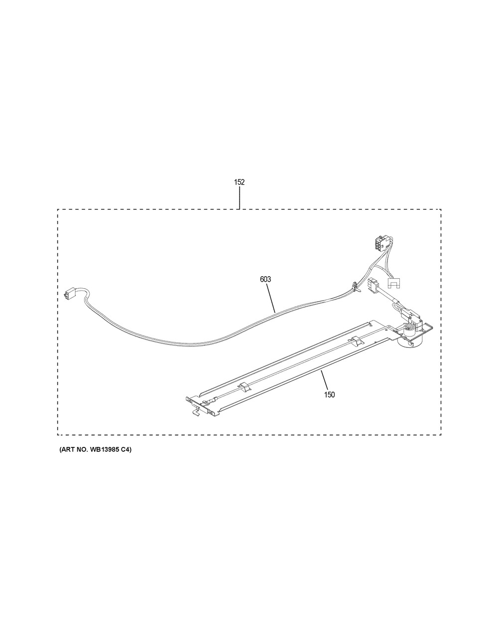 Door Lock Diagram and Parts List for PB960FJ4DS  General Electric Range
