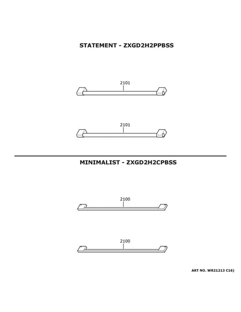Monogram Customization Diagram and Parts List for ZIDS240NCSS  General Electric Refrigerator